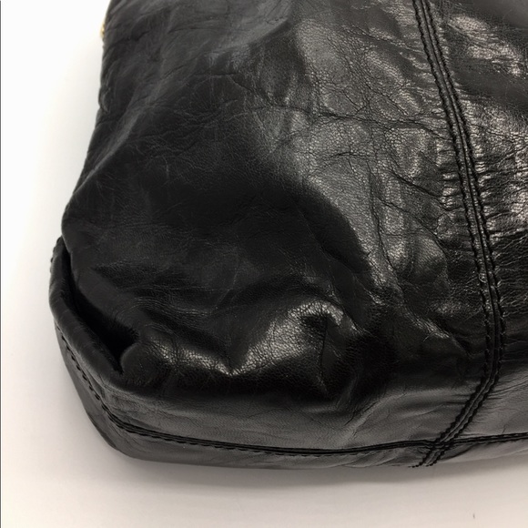 Sigrid Olsen Black Leather Shoulder Bag - Picture 12 of 15